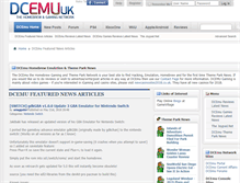 Tablet Screenshot of dcemu.co.uk